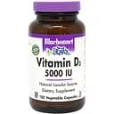 Вітаміни та мінерали Bluebonnet Nutrition Vitamin D3 5000IU 120 вегакапсул