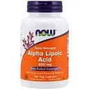 Натуральна добавка Now Alpha Lipoic Acid 600 mg 120 вегакапсул