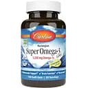 Жирні кислоти Carlson Labs Norwegian Super Omega-3 Gems 1200 мг 100 капсул