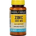 Цинк Mason Natural Zinc 100 мг 100 таблеток