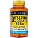 Калію глюконат Mason Natural 595 мг 100 таблеток