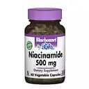 Ниацинамид Bluebonnet Nutrition Niacinamide 500 мг 60 веган капсул