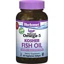 Омега-3 Bluebonnet Nutrition натуральная из кошерного рыбьего жира 60 капсул
