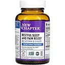 Спокойный безболезненный сон New Chapter Restful Sleep and Pain Relief 30 вегетарианских капсул