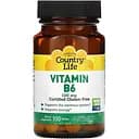 Витамин В6 Country Life 100 мг 100 таблеток