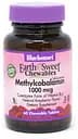 Витамины и минералы Bluebonnet Earth Sweet Chewables Methylcobalamin 1000 mcg, 60 жевательных таблеток