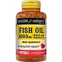 Жирні кислоти Mason Natural Fish Oil 1000 мг Omega 300 мг 60 капсул