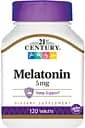 Натуральная добавка 21st Century Melatonin 5 mg, 120 таблеток
