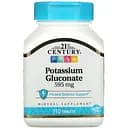 Калій Глюконат 21st Century Potassium Gluconate 595 мг 110 пігулок