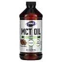 Олія МСТ Now Foods для схуднення MCT Oil Sports смак шоколадного мокко 473 мл