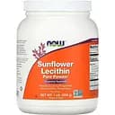 Натуральна добавка Now Sunflower Lecithin 454 г