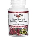 Екстракт журавлини Natural Factors CranRich Cranberry Concentrate Super Strength, 90 капсул для здоров'я сечовивідних шляхів