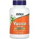 Натуральна добавка Now Yucca 500 mg 100 капсул
