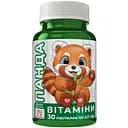 Вітаміни для дітей Красота та здоров'я Панда, желейні на основі пектину зі смаком малини 30 шт. х 2 г