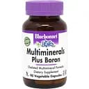 Витамины и минералы Bluebonnet Multiminerals Plus Boron 90 вегакапсул