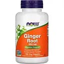 Натуральная добавка Now Ginger Root 550 mg 100 вегакапсул