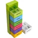 Органайзер для таблеток МВМ My Home PC-02 7 днів 6.4х6х2 см зелений (PC-02 GREEN)