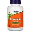 Натуральная добавка Now Astragalus 500 mg 100 вегакапсул