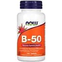 Витамины и минералы Now Vitamin B-50 100 таблеток