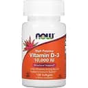 Вітаміни та мінерали Now Vitamin D3 10 000 IU 120 капсул