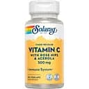 Вітаміни та мінерали Solaray Vitamin C with Rose Hip & Acerola 500 мг Tamed Release 100 вегакапсул