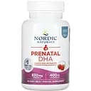 Докозагексаєнова кислота (ДГК) для вагітних Nordic Naturals Prenatal DHA 830 мг зі смаком полуниці 90 капсул