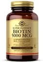 Вітаміни та мінерали Solgar Biotin 5000 mcg, 50 вегакапсул