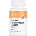 Натуральная добавка OstroVit Turmeric + Black Pepper + Ginger 90 таблеток