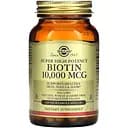 Біотин Solgar Biotin В7 10000 мкг 120 капсул