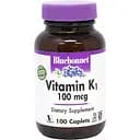 Вітаміни та мінерали Bluebonnet Nutrition Vitamin К2 100 мкг 100 капсул