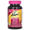 Мультивітаміни для жінок 50+ Nature's Way Alive! Women's 50+ Premium Gummy Multivitamin смак вишні та винограду 75 жувальних цукерок