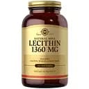 Натуральна добавка Solgar Lecithin 1360 mg, 100 капсул