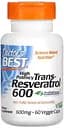 Натуральна добавка Doctor's Best Trans-Resveratrol 600 mg, 60 вегакапсул