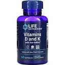 Витамины и минералы Life Extension Vitamins D and K with Sea-Iodine 60 капсул