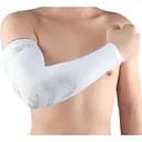 Компресійний рукав еластичний бандаж для волейболу, танців, гімнастики, йоги LVR 001 L 41x27x17 см White (16023)