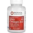 Омега-3 ультра з вітаміном D3 Protocol for Life Balance молекулярно-дистильована з лимонною олією 90 капсул