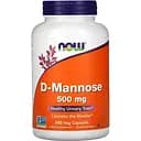 Натуральная добавка Now D-Mannose 500 mg 240 вегакапсул
