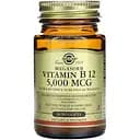 Вітамін В12 ціанокобаламін Solgar Vitamin B12 сублінгвальний 5000 мкг 30 таблеток