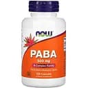 Вітаміни та мінерали Now PABA 500 мг 100 капсул