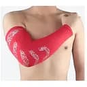 Компресійний рукав еластичний бандаж для волейболу, танців, гімнастики, йоги LVR 001 L 41x27x17 см Red (16022)