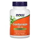 Натуральна добавка Now Cordyceps 750 mg 90 капсул