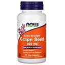 Экстракт виноградных косточек Now Foods Extra Strength Grape Seed 250 мг 90 вегетарианских капсул