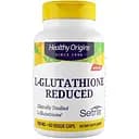Натуральна добавка Healthy Origins L-Glutathione Reduced 500 mg 60 вегакапсул