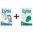 Набор: омега-3 для детей Lysi с витамином D3 жевательные капсулы с фруктовым вкусом №60 + омега-3 Lysi Forte капсулы 1000 мг №64
