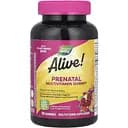Мультивітаміни для вагітних Nature's Way Alive! Prenatal with Plant DHA зі смаком апельсина та малини 90 жувальних цукерок