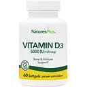 Вітаміни та мінерали Natures Plus Vitamin D3 5000 IU 60 капсул