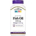 Жирні кислоти 21st Century Fish Oil 1200 мг 90 капсул