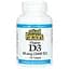 Вітамін D3 50 мкг 2000 МО Vitamin D3 Natural Factors 120 гелевих капсул - мініатюра 1