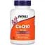 Коензим Now Foods CoQ10, 60 мг 180 веган капсул (NOW-03154) - мініатюра 1