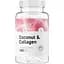 Морський колаген, кокосова олія і вітамін С OstroVit Coconut & Collagen, 180 капсул - мініатюра 1